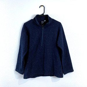 Ibex Merino Wool 1/2 Zip Long Sleeve Pullover - M